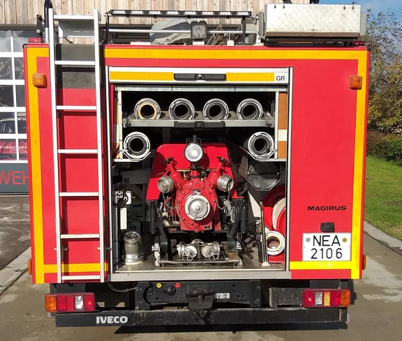 Eine der beiden Pumpen des LF 8