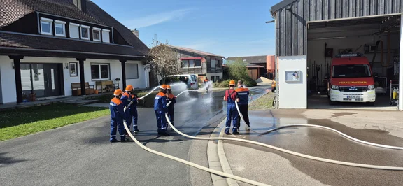 Übung der Jugendfeuerwehr
